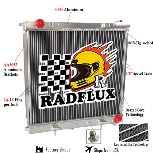 Aluminum radiator fits - aluminum,