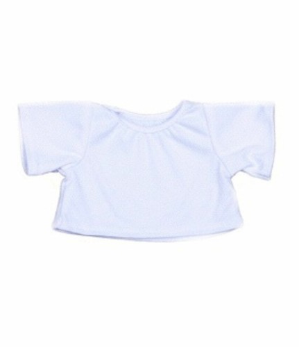 White shirt teddy bear - t-shirt,