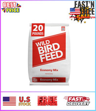 Economy Mix Wild Bird Feed, Value Bird Seed Blend, Dry, 10-20 lb. Bag, NEW USA