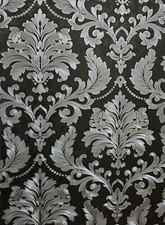 3D Luxury Damask Wallpaper Roll 10M Embossed Vinyl Wall Paper Home Decor