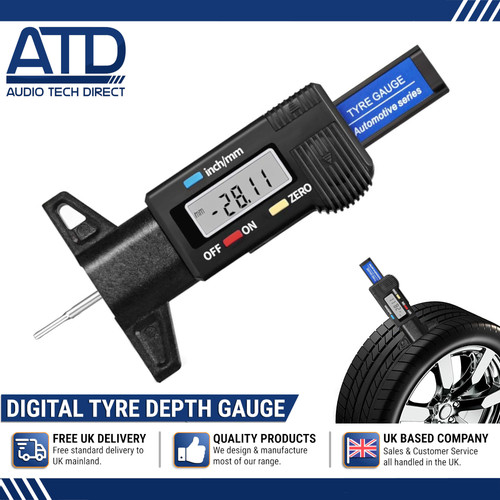Digital tyre depth gauge tread - tyre,