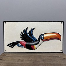 Cast Iron Guinness Toucan Sign