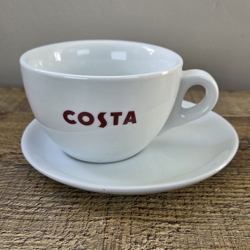 Costa coffee cup - costa, saucer