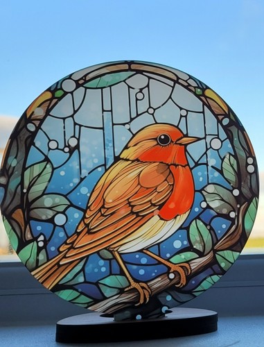 Christmas robin tealight - robin,