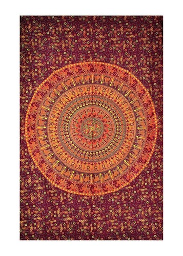 Indian mandala elephant - indian,
