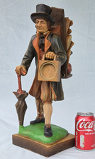 Vintage Large 19" Wood Effect