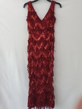 Sousourada Designs By Peny Woman Burgundy Dress Size 10
