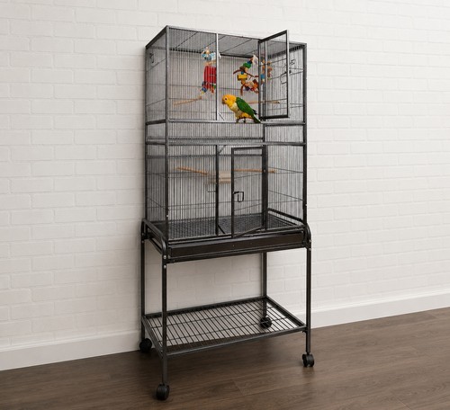 Large parrot bird cage - cage, on