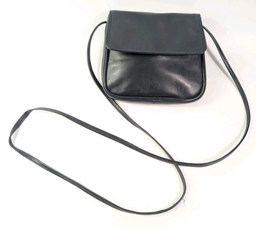 Tula small navy leather - small,