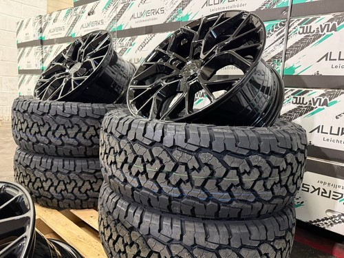Black swamper alloy wheels - 18",