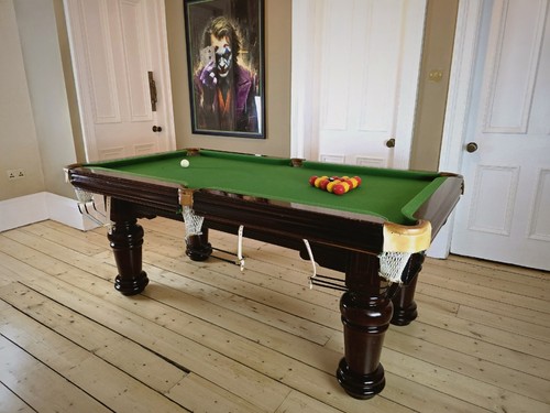 Antique snooker pool table - antique,