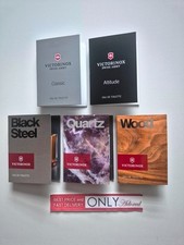 5 x VICTORINOX SWISS ARMY mini men perfume vials for travel job lot SPRAYS *NEW*