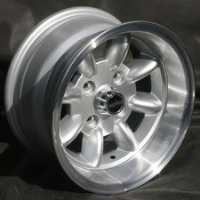 Maxilite Minilite 13x7" 4x101.6 PCD ET-7 Silver/D-Cut Alloy Wheel