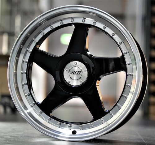 Black alloy wheels fits - black,