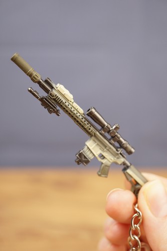 Sr25 dmr rifle keychain metal - rifle,