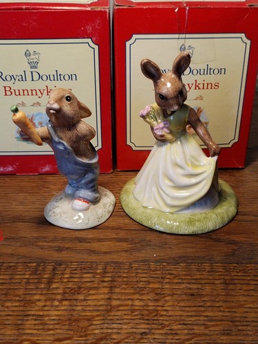 Royal doulton bunnykins with - royal,