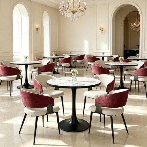 Round kitchen dining table - round,