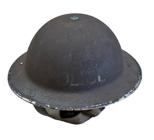 Ww2 steel helmet - dated, +