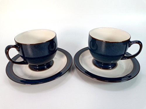 Denby boston blue cups - denby, &