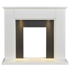 Adam Eltham Fireplace in Pure