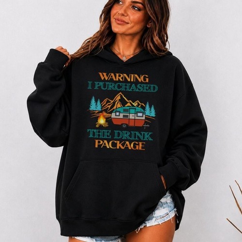 Camping trailer hoodie - trailer, hoodie,