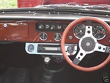 Triumph Herald Vitesse Modern CD/Radio Twin gauge console  Stainless