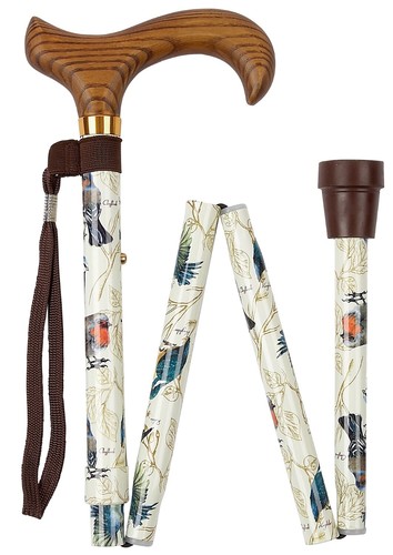 Folding walking stick - folding,
