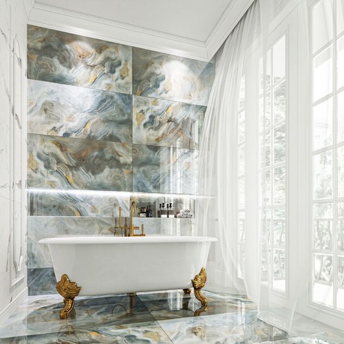 Sample marble effect tiles - sample,