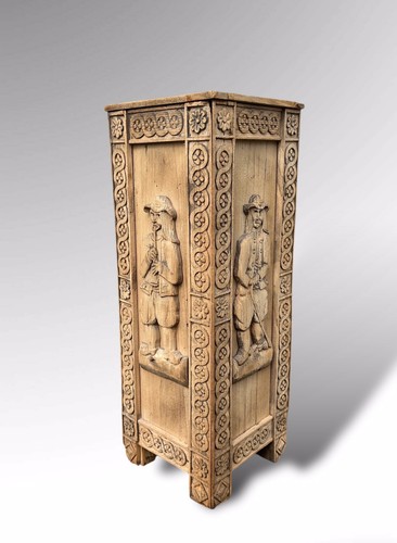 Antique breton carved wooden - antique,