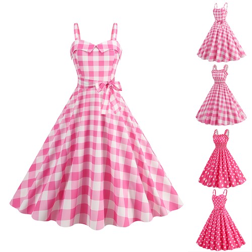 Retro womens polka dot swing - polka,