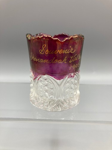Antique cranberry glass small - antique,