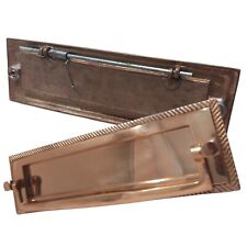 Vintage brass letter box/plate