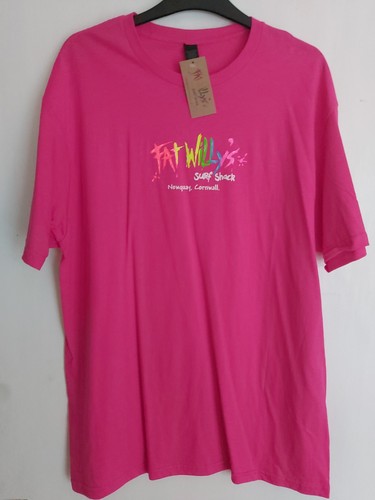 Fat willys shirt pink - fat, size