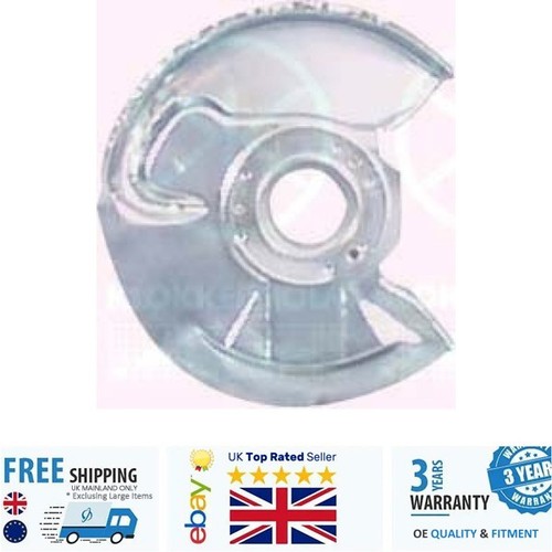 Brake disc dust shield front - disc,