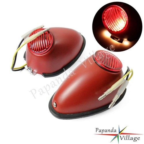 Pair rear brake - taillight, for