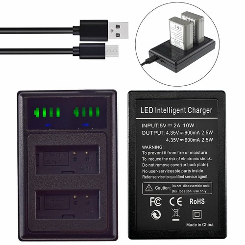 Slim led usb battery charger - led,