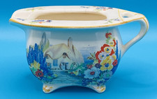 Vintage 1930's Swinnertons's Hampton Ivory "Old England Gardens"  cream jug