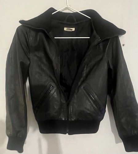 Real leather girl black - real,