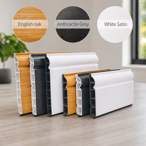 Plastic skirting board - plastic,