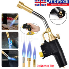 Gas Torch Mapp Gas Blow Torch Map Propane Gas Solderding Brazing Plumber Tool UK