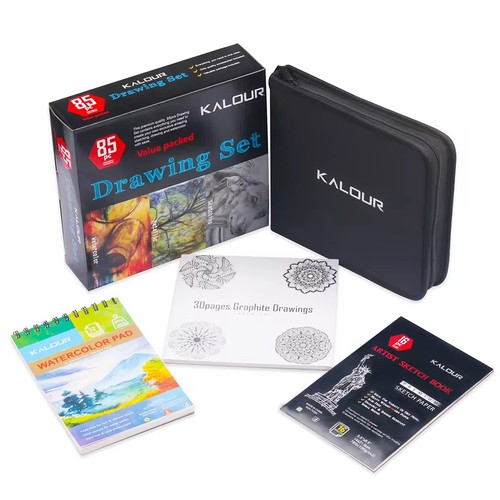 Kalour 85pc art drawing set - art,