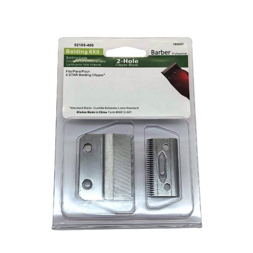 Hole balding 6x0 - 2-hole, clipper