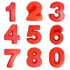 10 Inch 0-9 Number Moulds