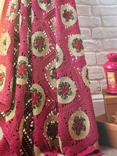 Old roses design - roses, throw/blanket