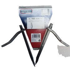 Connex PAIR OF  6.29" 160MM DUTCH PINS PEGS CONCRETE HOOKS (Location BM-7)