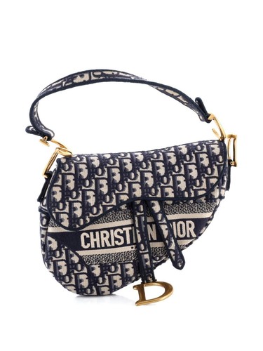 Christian dior saddle bag blue - dior,