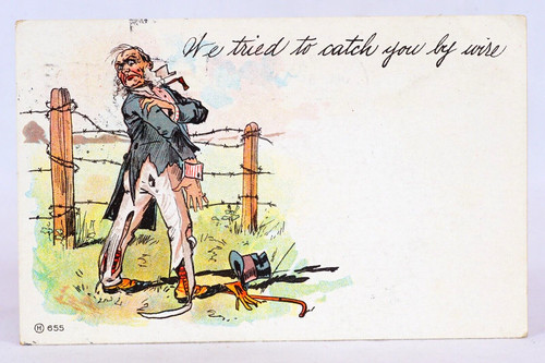 1905 comic humor postcard - 1905,
