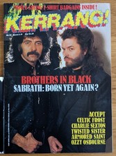 Black Sabbath KERRANG! issue