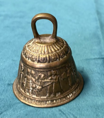 Vintage peerage brass bell - brass,