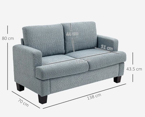Display homcom two seater - ex-display,